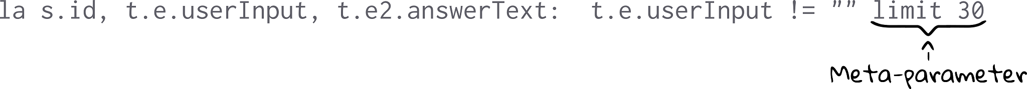TQL - Meta Parameter