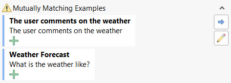 mutually matching examples